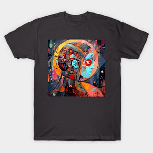 Artsy Girl Watching Good Ideas T-Shirt